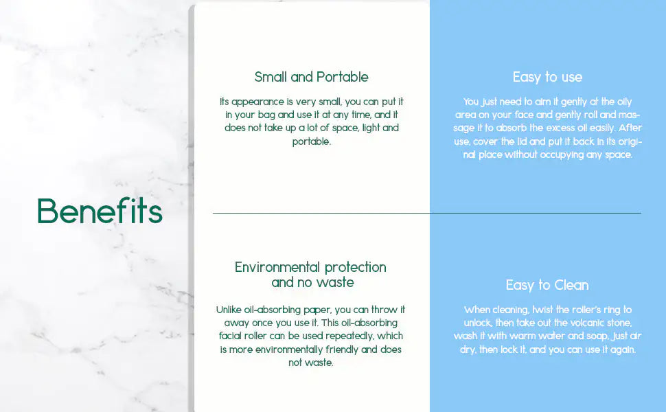 Oil-Absorbing Face Roller